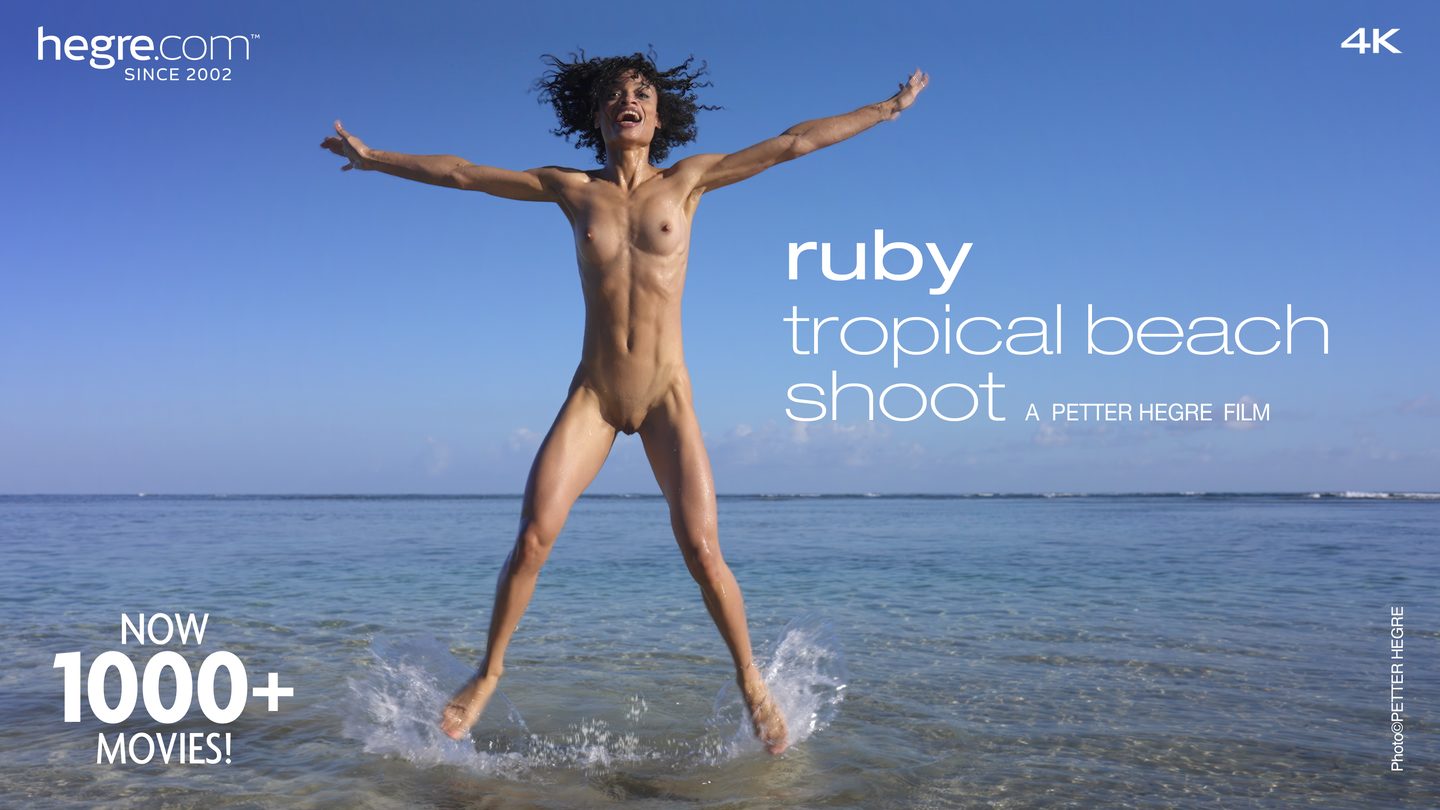 Ruby Tropical Beach Shoot