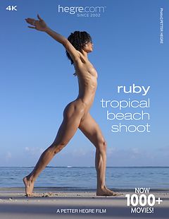 Ruby Tropical Beach Shoot