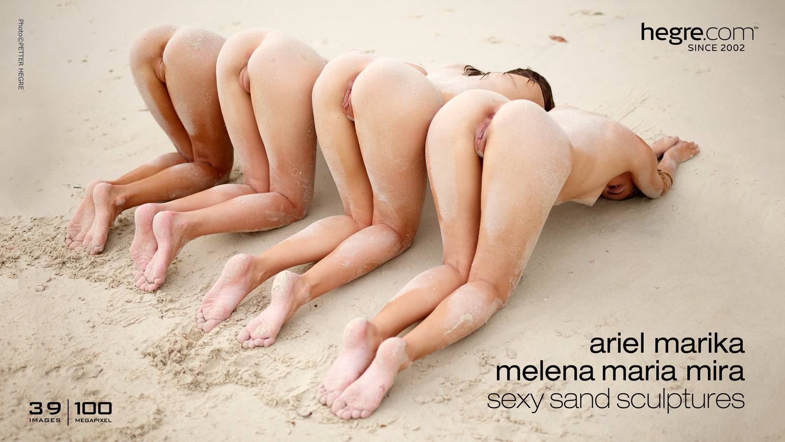 Ariel Marika Melena Maria Mira Sexy Sand Sculptures