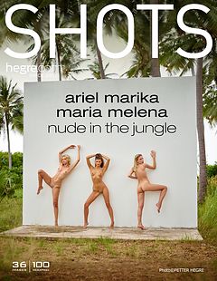 Ariel Marika Melena Maria nude in the jungle