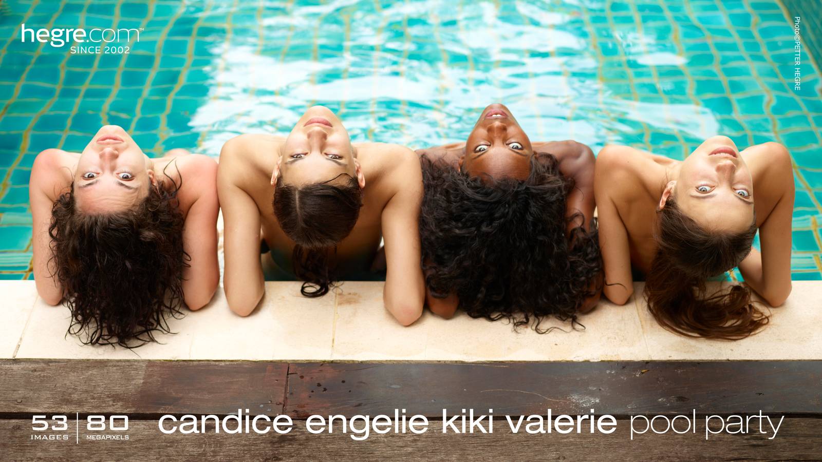 Candice Engelie Kiki Valerie Pool Party