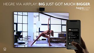 Hegre via AirPlay: BIG just got much BIGGER!